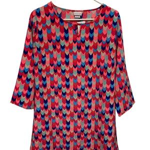 All For Color Geometric Dress NWT